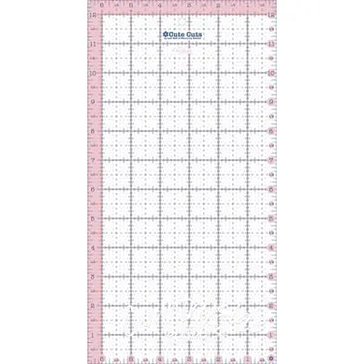 Cute Cut Ruler Rectangle 6-1/2in x 12-1/2in