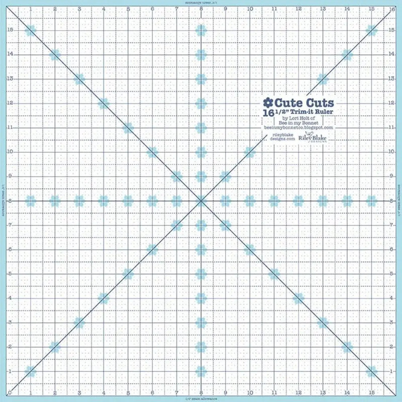 Lori Holt Cute Cuts™ Trim-it™ Ruler 16 1/2’’ x 398535