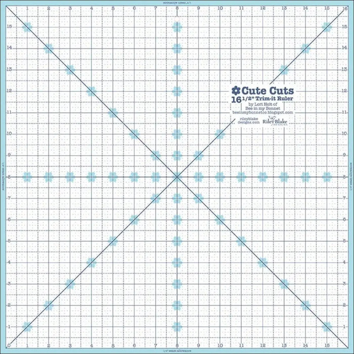 Lori Holt Cute Cuts™ Trim-it™ Ruler 16 1/2’’ x 398535