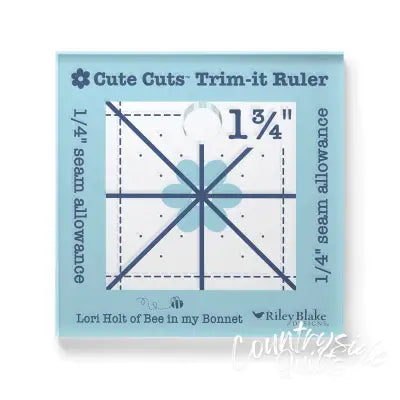 Lori Holt Cute Cuts Trim-it Ruler 1 3/4in x 1 3/4in