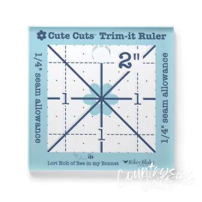 Lori Holt Cute Cuts Trim-it Ruler 2in x 2in