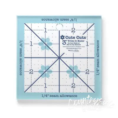 Lori Holt Cute Cuts Trim-it Ruler 3in x 3in