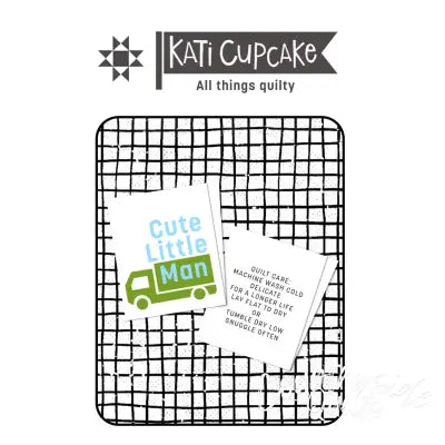 Cute Little Man - Designer Woven Labels