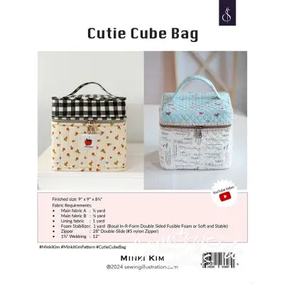 Cutie Cube Bag Pattern