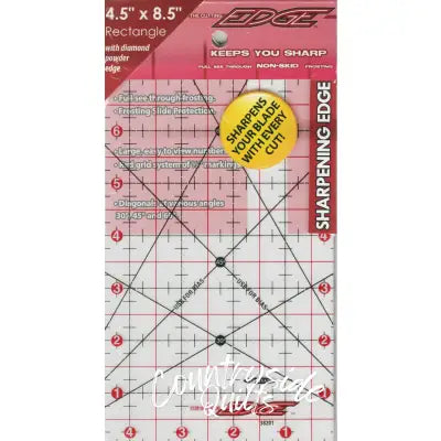 The Cutting Edge Sharpening Edge Ruler 4-1/2in x 8-1/2in