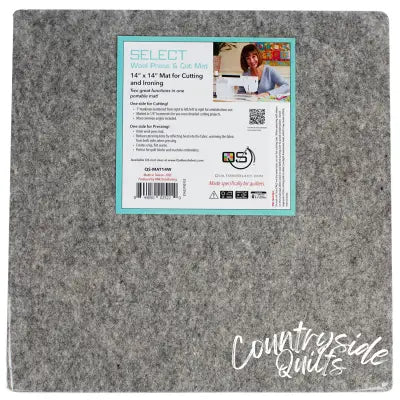Cutting Mat and Wool Pad 14in x 14in