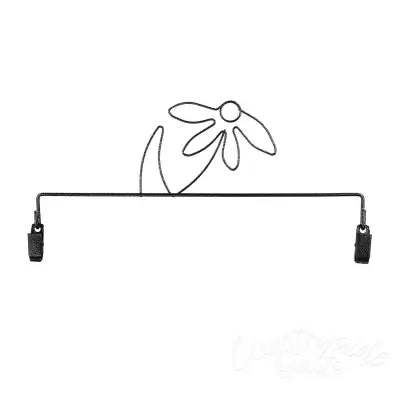 Daffodil With Clips Charcoal 12in