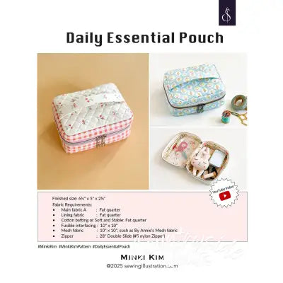 Daily Essential Pouch Pattern