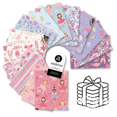 Dance Class Fat Quarter Bundle 14 Cuts Each