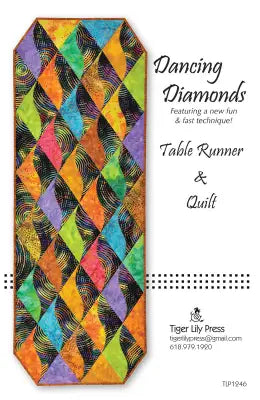 Dancing Diamonds Table Runner & Quilt