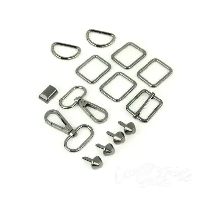 Daphne Handbag Hardware Kit Gunmetal