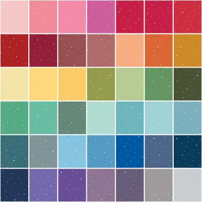 Dapple Dot 5in Squares, 42pcs (Some C640 SKUs)