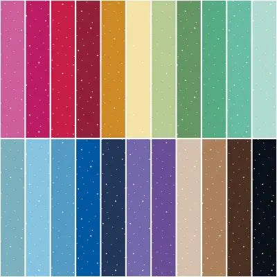 Dapple Dot Fat Quarters, 22pcs (All New C640 SKUs)