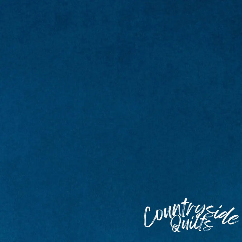 Dark Sea Cuddle 3 Extra Wide Solid Minky Fabric per yard