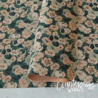 Darling Dahlias Cork 1/2yd