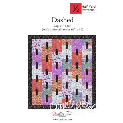 Dashed - Quilt made from 8 half yard cuts