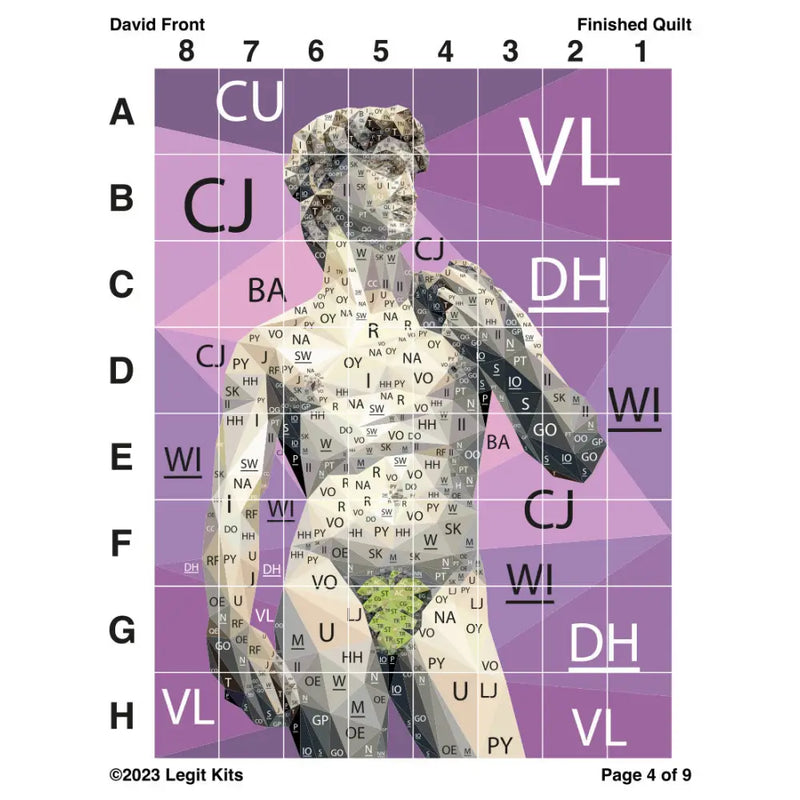David Front Quilt Kit QK056