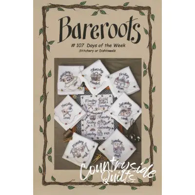 Days of the Week Stitchery & Dishtowels
