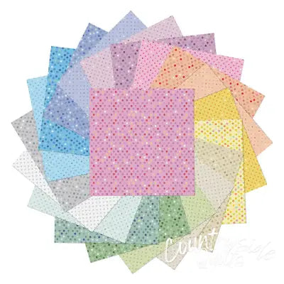 Dazzle Dots 2 10in Squares, 42pcs/bundle