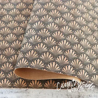 Deco Fans Cork 1/2yds