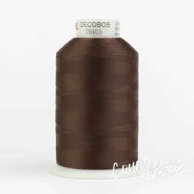 DecoBob Cottonized Polyester 80wt 6000m Brown