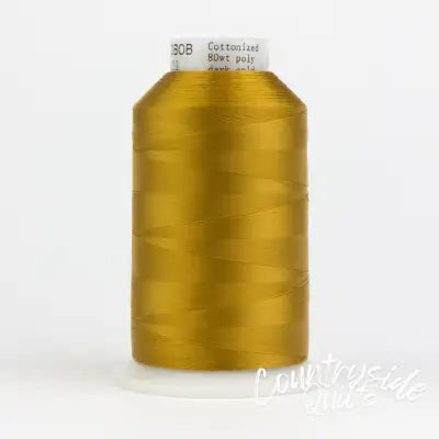 DecoBob Cottonized Polyester 80wt 6000m Dark Gold