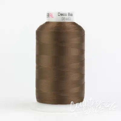 DecoBob Cottonized Polyester 80wt 6000m Dark Tan