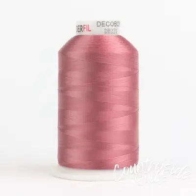 DecoBob Cottonized Polyester 80wt 6000m Dusty Rose