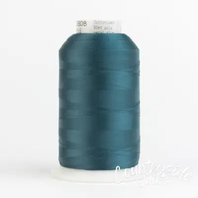 DecoBob Cottonized Polyester 80wt 6000m Metal Blue