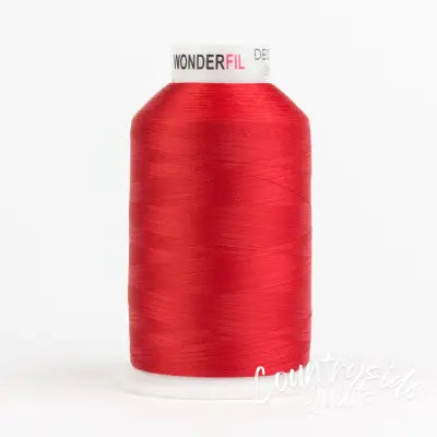 DecoBob Cottonized Polyester 80wt 6000m Red