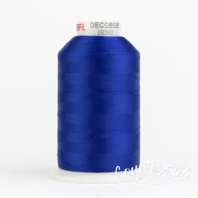 DecoBob Cottonized Polyester 80wt 6000m Royal Blue