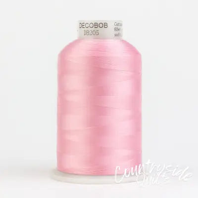 DecoBob Cottonized Polyester 80wt 6000m Soft Pink