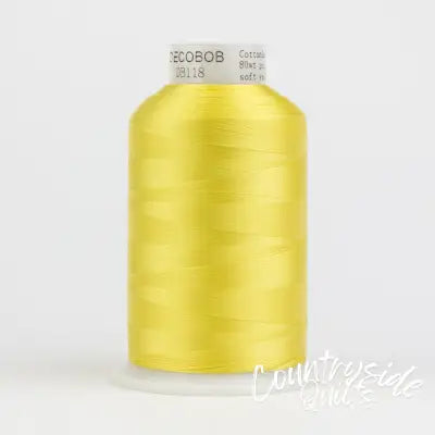 DecoBob Cottonized Polyester 80wt 6000m Soft Yellow