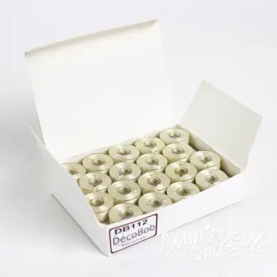 DecoBob Prewound Bobbins Size L 36ct Antique White