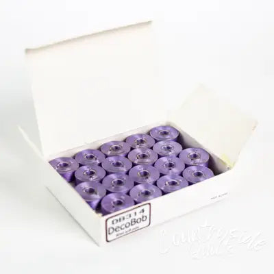 DecoBob Prewound Bobbins Size L 36ct Lilac