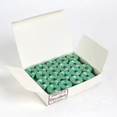 DecoBob Prewound Bobbins Size L 36ct Mint Green