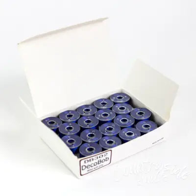 DecoBob Prewound Bobbins Size L 36ct Royal Blue