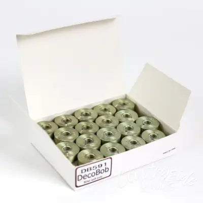DecoBob Prewound Bobbins Size L 36ct Sage