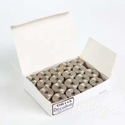 DecoBob Prewound Bobbins Size L 36ct Taupe