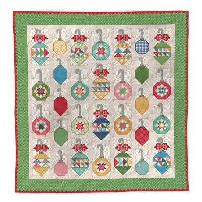 Decorating the Tree Quilt by Lori Holt - Machine Embroidery USB