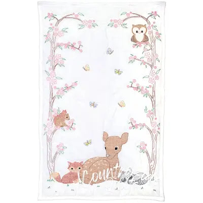 Deer & Friends Crib Quilt Top