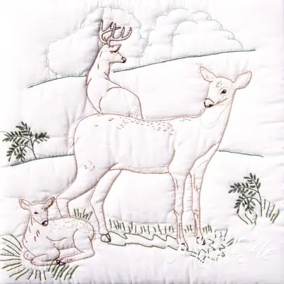 Deer Quilt Block Set