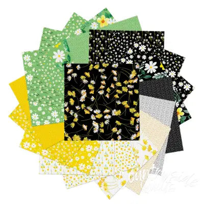 Delightful Daisies 10in Squares, 42pcs/bundle
