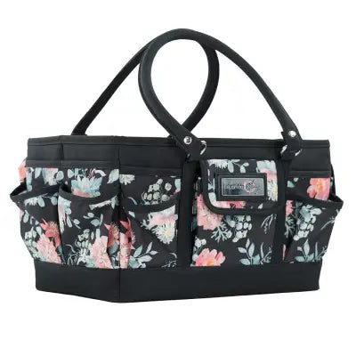 Deluxe Store and Tote Black Floral