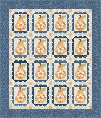 Denim & Daisy Sweet Golden Pears Quilt Kit