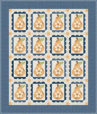 Denim & Daisy Sweet Golden Pears Quilt Store Display