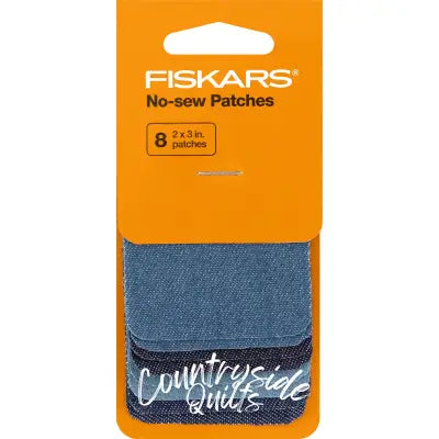 Denim Iron-on Patches 8pc