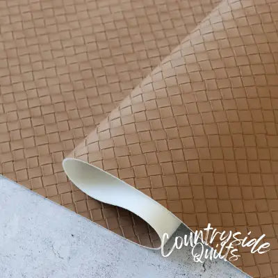 Desert Basket Weave Faux Leather 1/2yd
