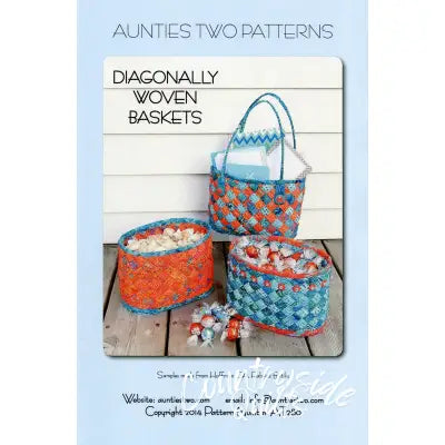 Diagonally Woven Baskets