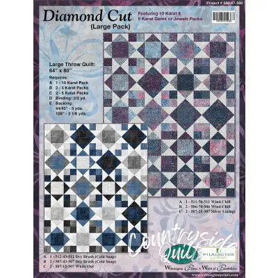 Diamond Cut Large Throw, Free Download below, will NOT SHIP.